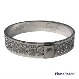 Coach Vintage Silver Bangle Bracelet